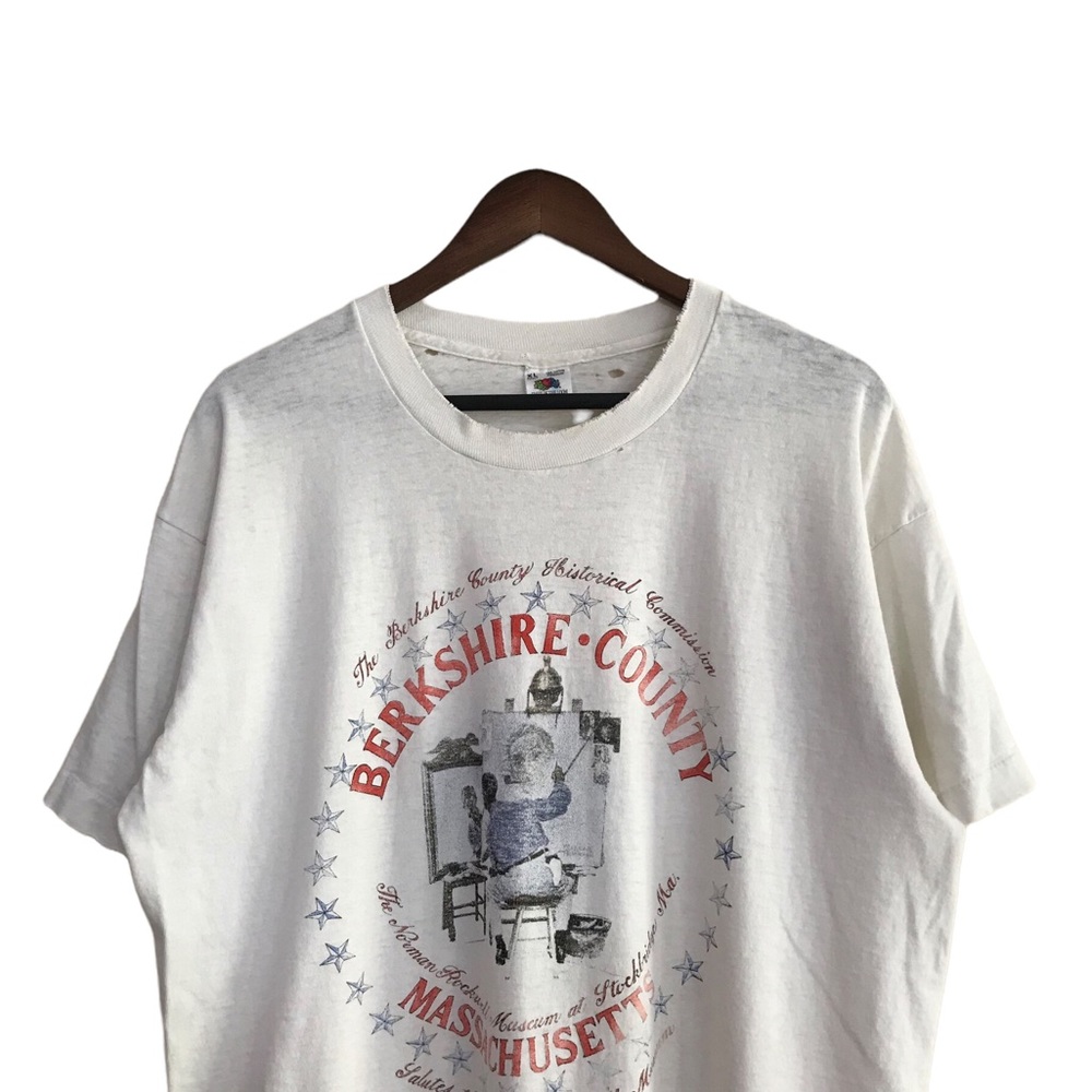 Vintage 1993 Norman Rockwell Berkshire County Massachusetts Art Tee